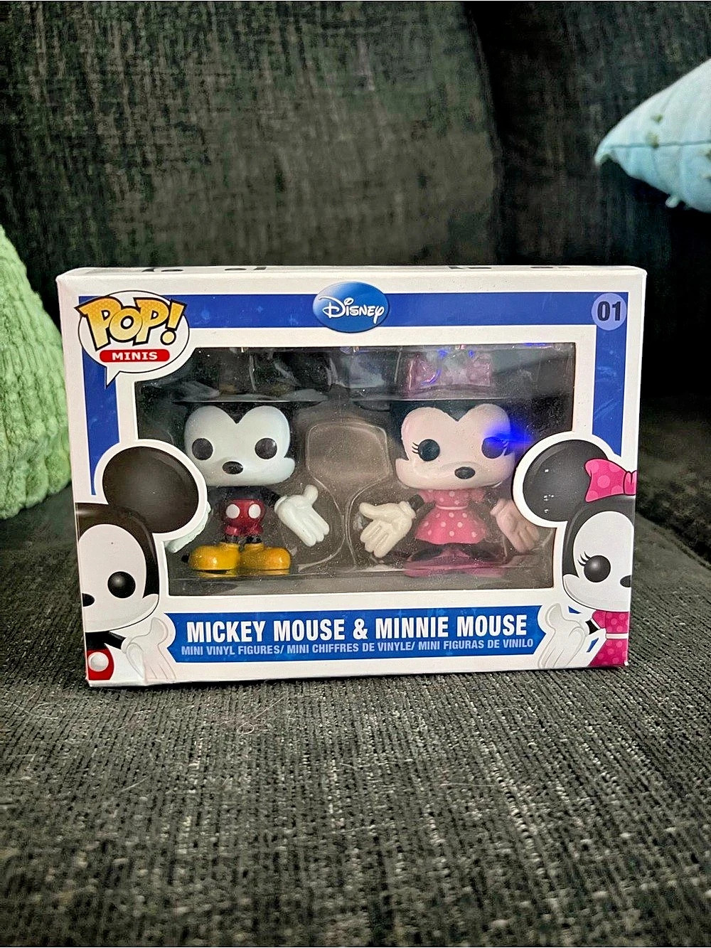 Funko Mickey Mouse & Minnie Mouse Pop! Minis Vinyl Figure 2-Pack #01 Pop! Minis
